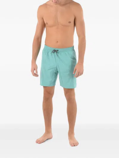 Nike Elasticated Drawstring Swim Shorts In Blue