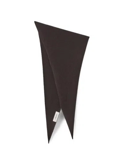 Lisa Yang Florianne Triangular Scarf In Burgundy