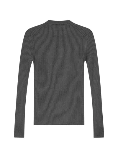 Jil Sander Lightweight Wool Blend Sweater In Gray