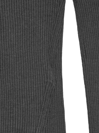 Jil Sander Lightweight Wool Blend Sweater In Gray