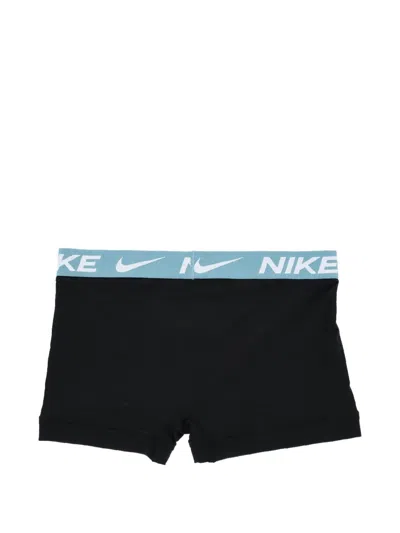 Nike Dri-fit Logo-waistband Boxers In Black