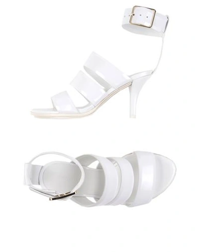 Shop Alexander Wang Sandals In White