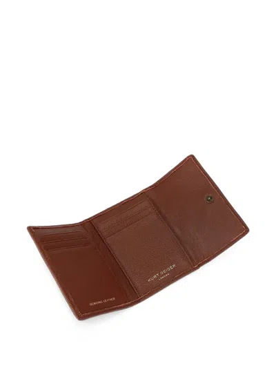 Kurt Geiger Quilted Eagle Wallet In Brown