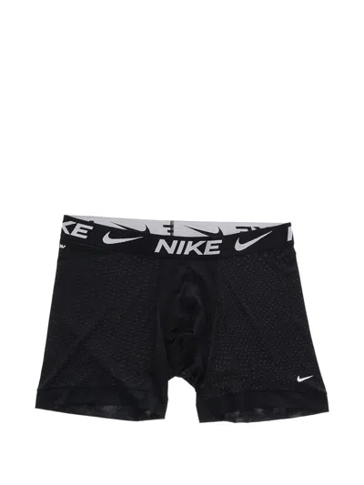 Nike Logo-waistband Boxer Briefs In Black
