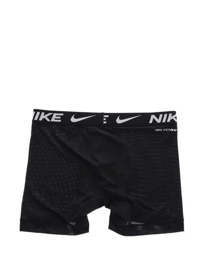 Nike Logo-waistband Boxer Briefs In Black