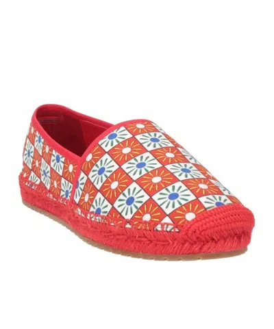 Dolce & Gabbana Printed Espadrilles In Red