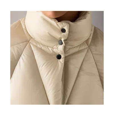 Moose Knuckles Long-sleeved Down Jacket In Neutral