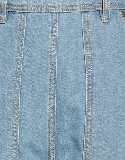 Weekend Max Mara Denim Shorts In Blue