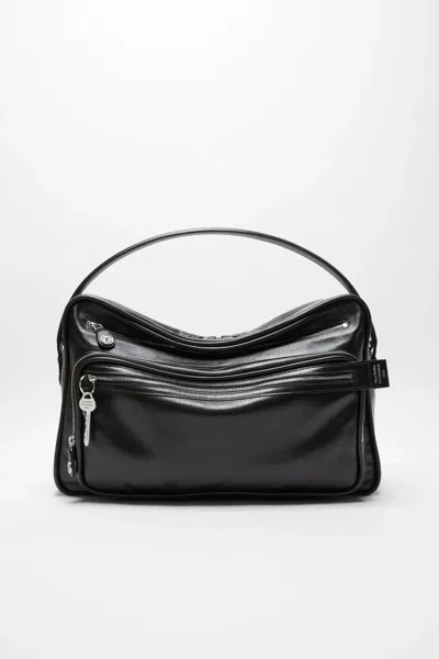 Acne Studios Camero Camera Shoulder Bag In Black