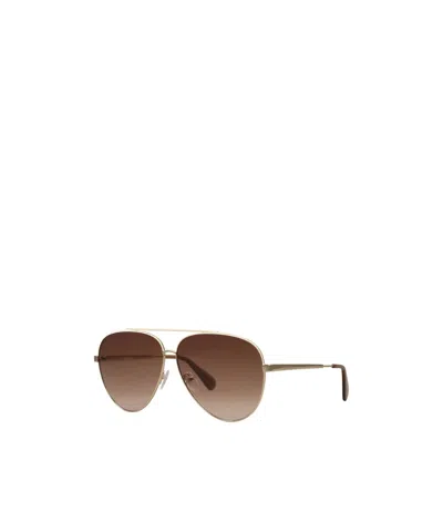 Maxco. Plain Color Sunglasses In Brown