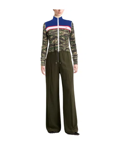 Diesel Camouflage Knit Jacket In Multi