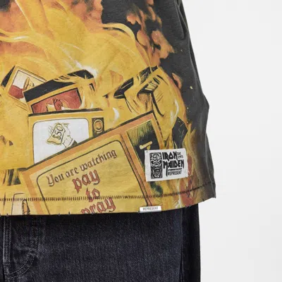 Represent Oversized Printed Tshirt In Multi