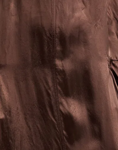 Rick Owens Solid Color Jumpsuits In Brown