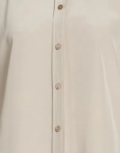 Dolce & Gabbana Solid Colour Silk Shirts In Grey