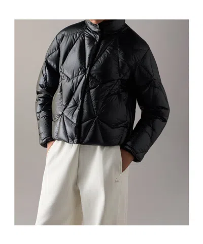 Moose Knuckles Long-sleeved Down Jacket In Black