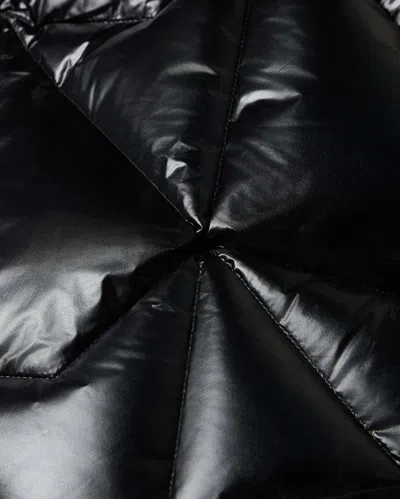 Moose Knuckles Long-sleeved Down Jacket In Black