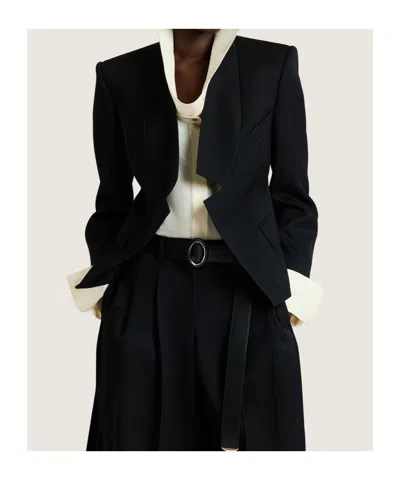 Givenchy Tailored Cropped Blazer In Black