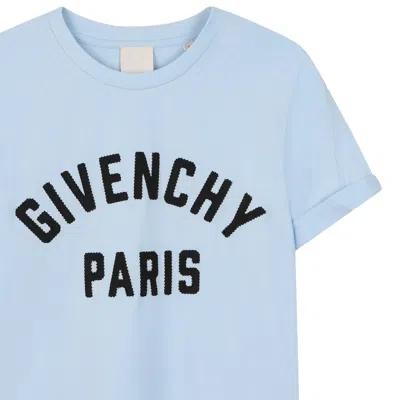 Givenchy Minimal Tshirt In Blue