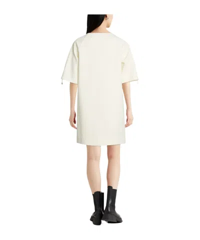 Maxco. Basic Color T-shirt Dress In Neutral