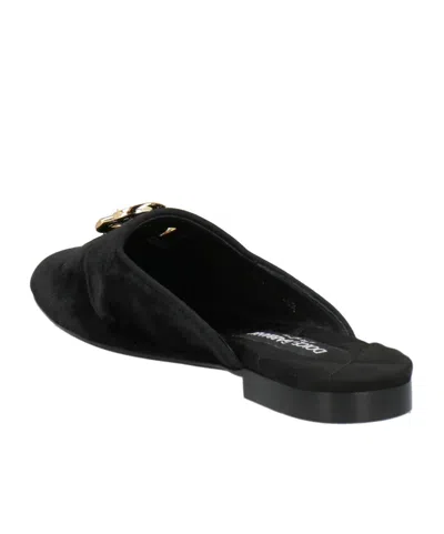 Dolce & Gabbana Solid Color Mules In Black