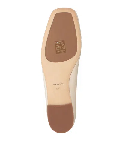 Tory Burch Ballet Flats In White