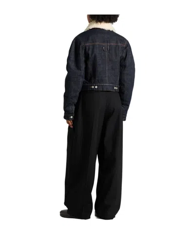 Jacquemus Denim Jackets In Black