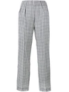 EMILIA WICKSTEAD Arabella gingham trousers,DRYCLEANONLY