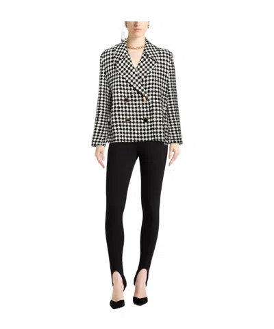Max Mara Studio Wool-blend Jacket In Black