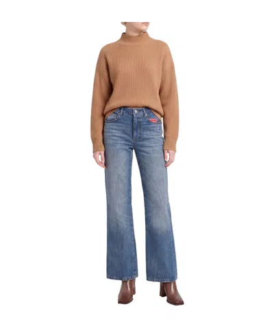Maxco. Mid-rise Blue Bootcut Jeans In Blue