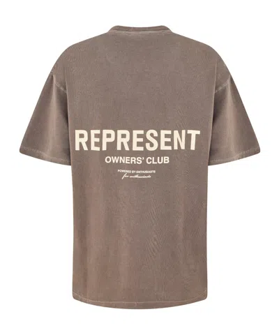 Represent Oversized Fit T-shirt In Brown