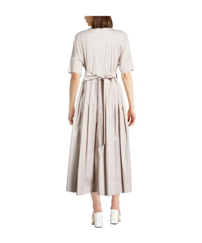 Max Mara Long Dresses In Off White