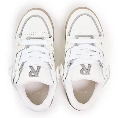Represent Studio Leather Gradient Sole Sneakers In Multi