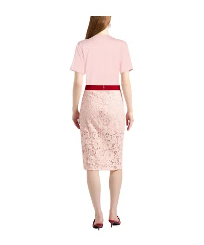 Burberry Solid Colour T-shirts In Pink