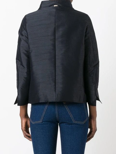 Shop Herno Patch Pocket Jacket - Blue