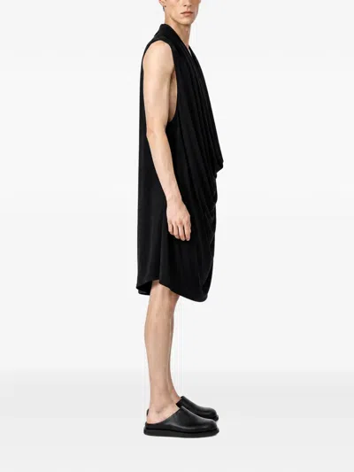 Alchemy Draped Sleeveless T-shirt In 블랙