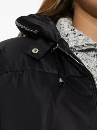 Isabel Marant Long-sleeved Down Jacket In Black