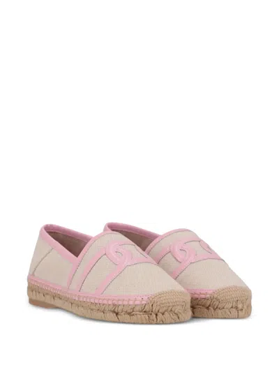 Tod's Logo-patch Espadrilles In Pink