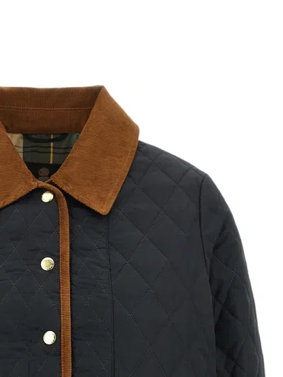 Barbour Ainsdale Patchwork Quilted Jacket In Blue
