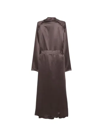 Dušan Belted Coat In Black