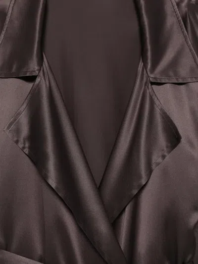 Dušan Belted Coat In Black