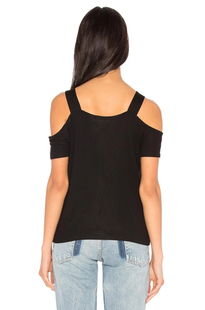 Shop Feel The Piece Kline Cold Shoulder Tee In Black