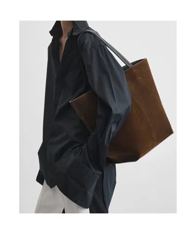 Phoebe Philo Double-handle Shoulder Bag In Brown