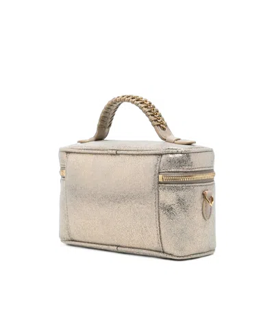 Stella Mccartney Cosmetic Bag With Handle In Silver