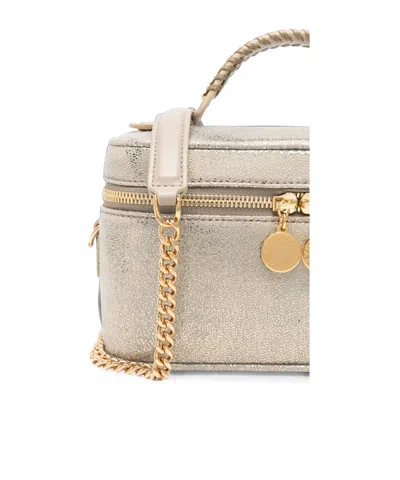 Stella Mccartney Cosmetic Bag With Handle In Silver