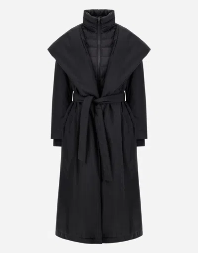 Herno Double-layer Windproof Down Jacket In Black