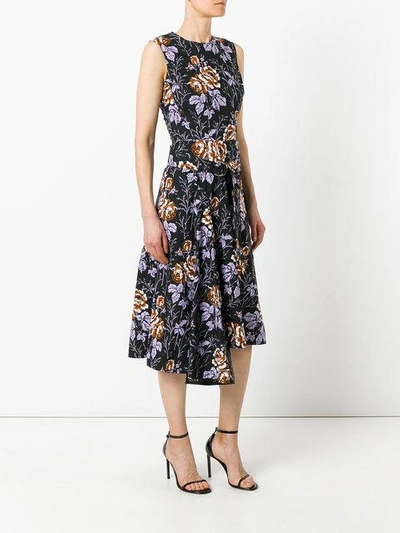 Shop Victoria Beckham Floral Print Dress