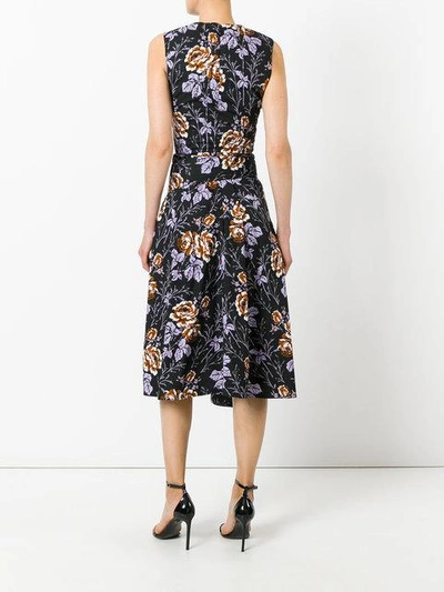 Shop Victoria Beckham Floral Print Dress