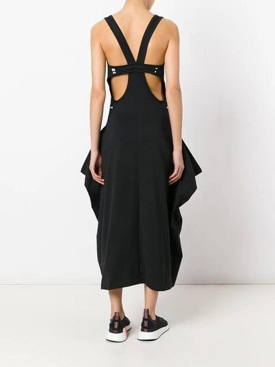 Shop Stella Mccartney Printed Jersey Dress In Black