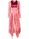 VALENTINO SWALLOW METAMORPHOSIS DRESS,MB0VAC4037411990045