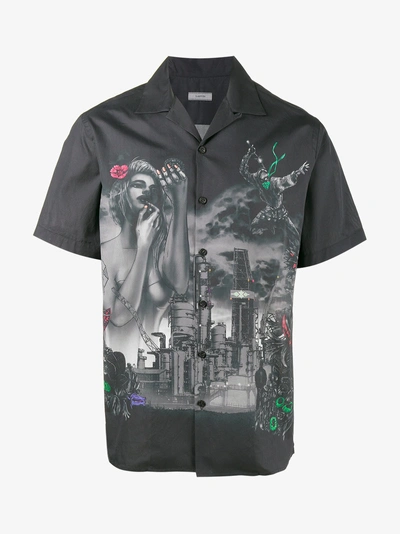 Shop Lanvin Printed Bowling Shirt